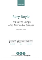 Twa Burns Songs SAB choral sheet music cover